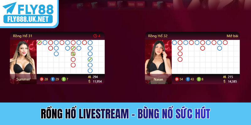 Rồng hổ livestream